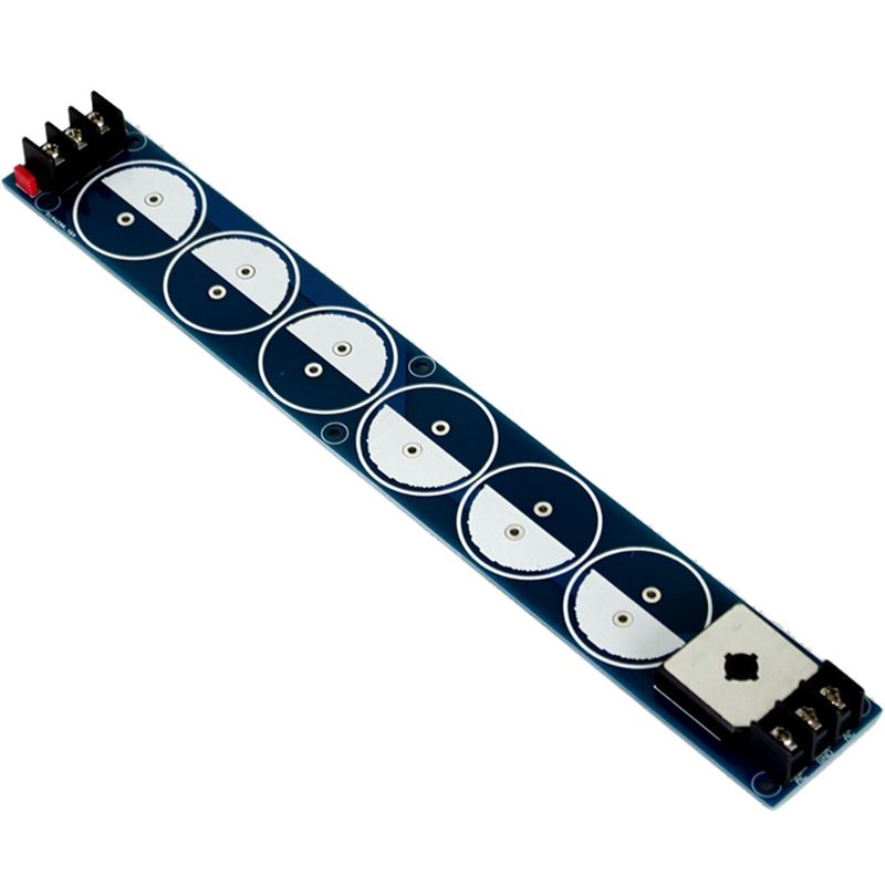 Six-Capacitor Strip 35A Rectifier Filter Board (Capacitor Not Included)