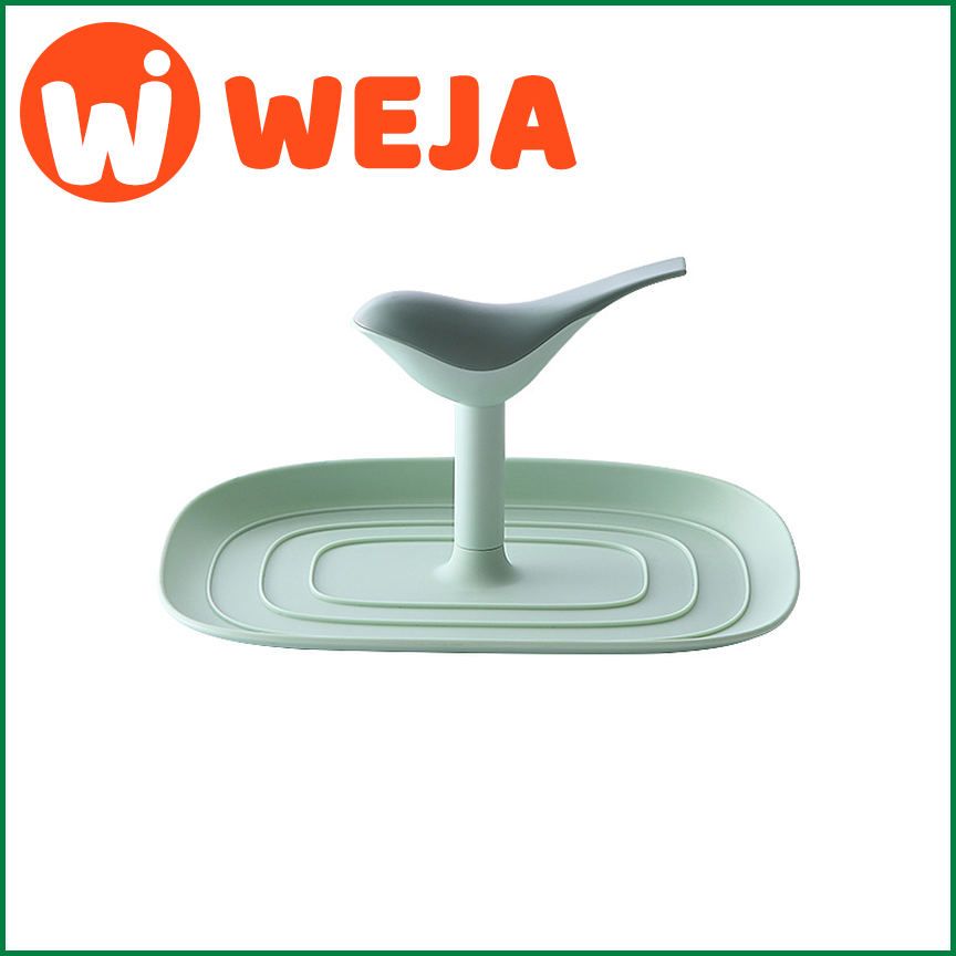 Bird pot lid storage rack kitchen pot lid storage rack brush rag pad household multi-functional plastic rack
