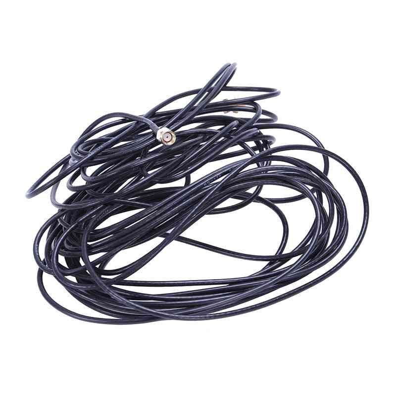 10M Black RP-SMA Male to Female Wifi Antenna Connector Extension Cable