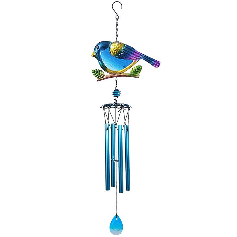 ARELENE Wind Chimes Outdoor Indoor Decor Windchime, Mobile Romantic Blue Bird Wind Chimes for Home Festival Garden Decoration