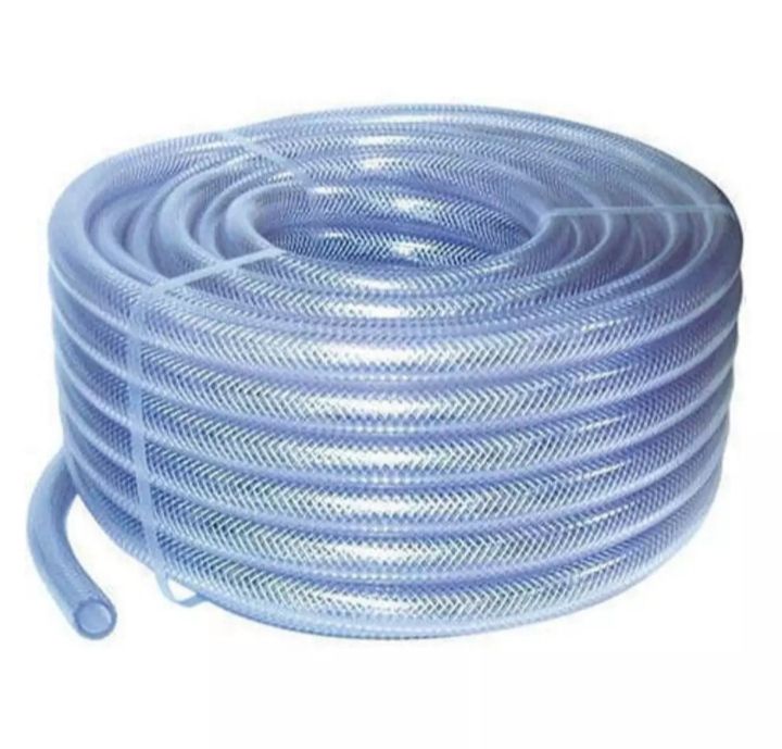 Water Hose Pipe Clear Flexible Pvc For Car Bike Wash, Garden, Irrigation, Lpg Gas, Oil Transfer Pipe-10Feet