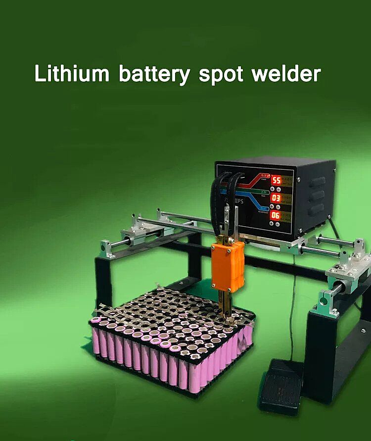 Manual Lithium Battery Spot Welder JSD-IIPS Large Battery Pack Welder Digital Tube Display Foot Switch 220V