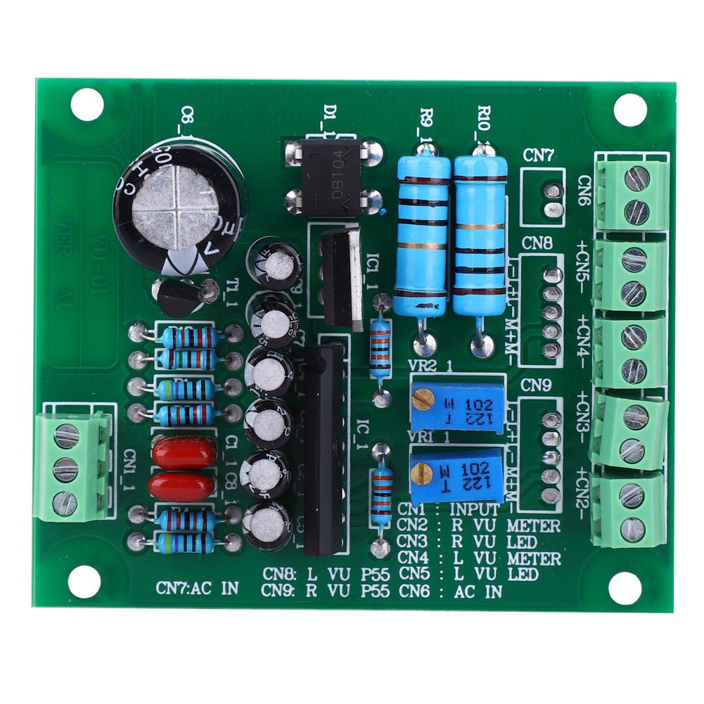 12V Stereo VU Meter Driver Board Amplifier DB Audio Level