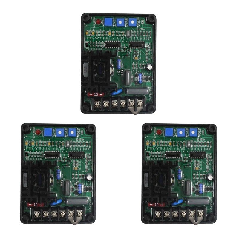 3X Automatic Voltage Regulator Replacement for Parbeau Generator AVR GAVR-12A