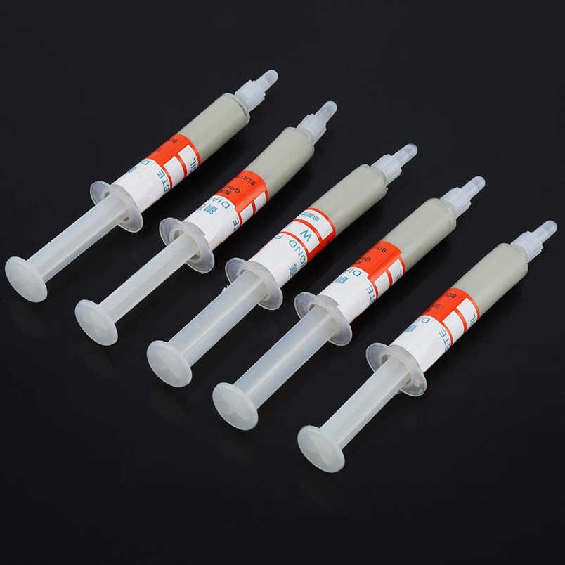 Akozon 5pc/set Diamond Lapping Paste Polishing Compound Abrasive Grinding Grit
