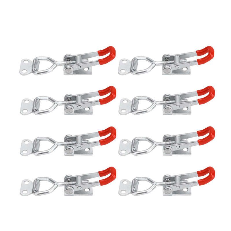 8 Pcs 4001 Toggle Latch Clamp Heavy Duty Hand Tool, Holding Capacity 100Kg 220Lb (Style 4001.)