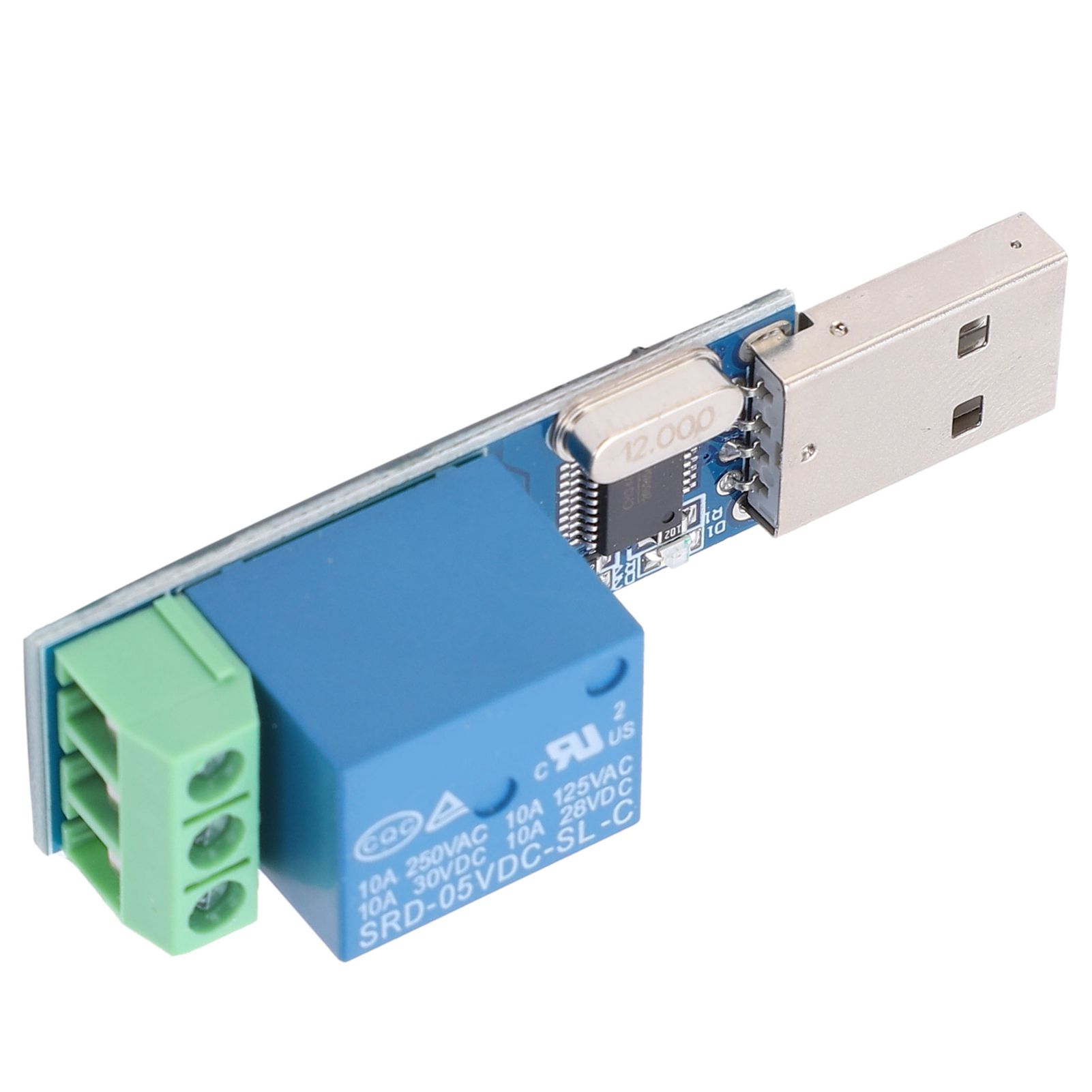 CarMeng La USB Relay Module Control Switch LCUS‑1 Type DC 5V with High Performance Chip