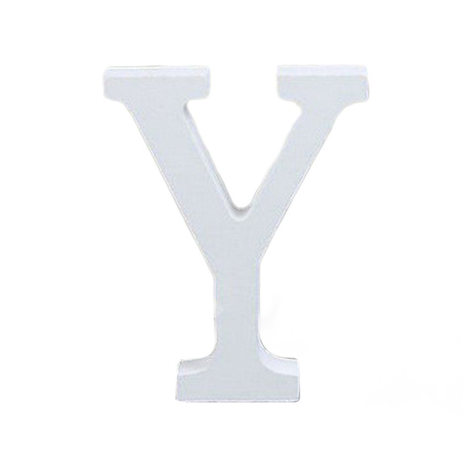 Diy Freestanding Letters Ornament 8cm High White Wooden English Letter Ornament Home Wedding Decoration Shooting Props