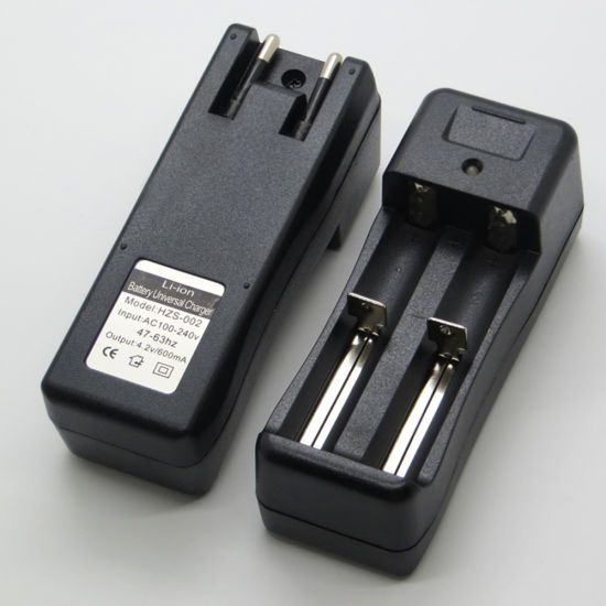 Universal double Charger For 3.7V 18650 16340 14500 Li-ion Rechargeable Battery