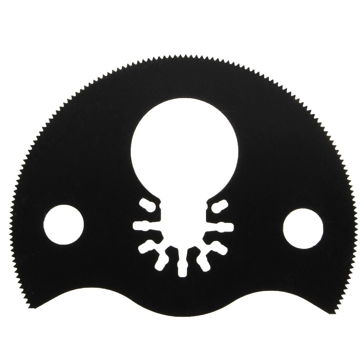 88mm(3-1/2") Semi Circular Tools DIY HCS Segment Saw Blade Oscillating Multi Tool Black -