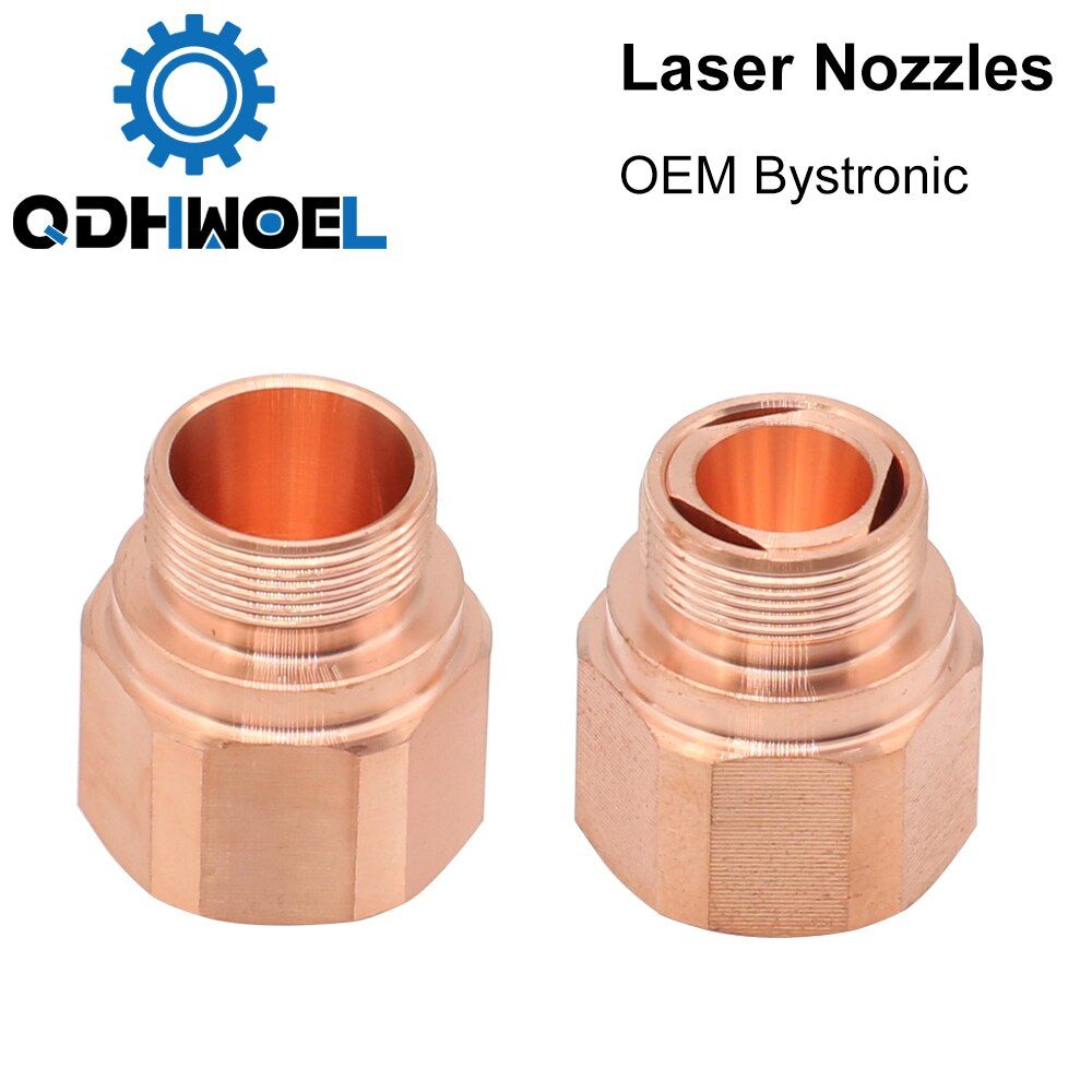 QDHWOEL HK08 HK10 HK12 HK15 HK17 HK20 HK25 HK30 Laser Nozzles for OEM Bystronic Fiber Laser Cutting Machine