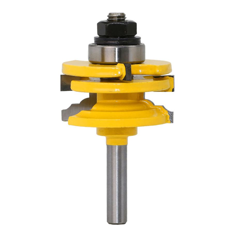 8mm 1/2inch Shank Milling Cutter Solid Precision Hard Alloy High Hardness Reversible Router Bit for Woodworking