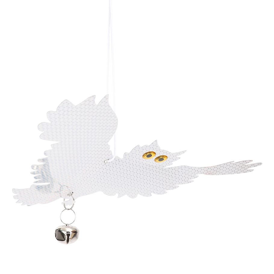 Owl Shape Bird Repellent Hanging Reflective Deterrent Control Scare Device Fo MF