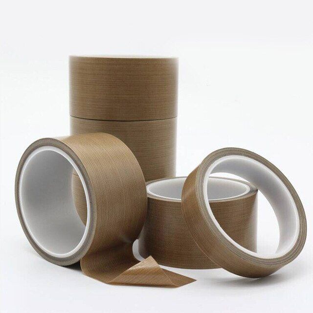 Roll PTFE Tape High Temperature 300 Degree Insulation Tape Vacuum Sealing Machine Insulation 0.13mm 10 Meters Electrical Tape