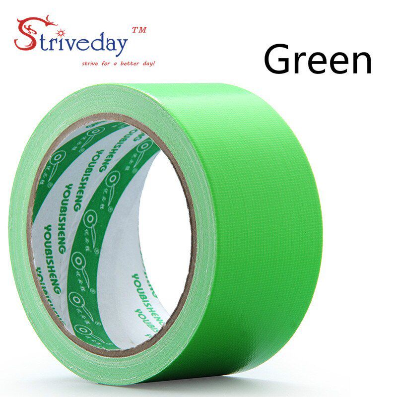 2pcs 10 metres color Cloth base tape Single-sided Strong waterproof No trace High viscosity carpet tape Diy decoration