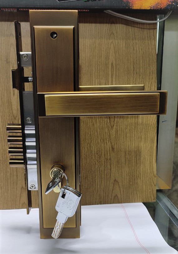 100%Brass Main Door Handle Security  Lock 20 years guranty(lever)100%Brass key,lever,silender