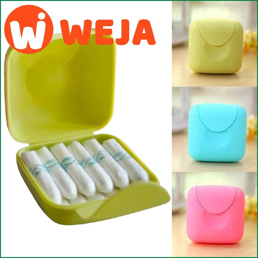 1pc Portable Travel Outdoor Portable Women Tampons Storage Box Holder tool Travel Carrying Case Storage Organizer Container Case