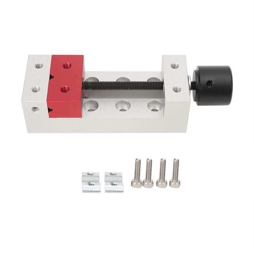 Mini Flat Clamp 50mm Aluminum Table Bench Vise Drill Press Vice Fixing Tool