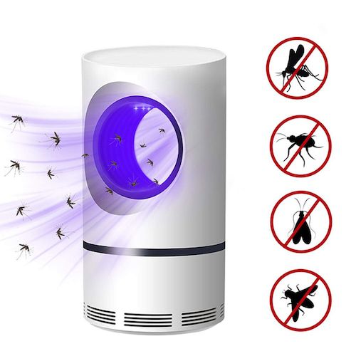USB Mosquito Lamp Physical Silent Mosquito Killer - White