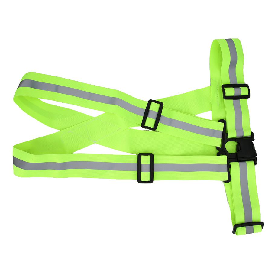 Elastic Webbing High Visibility Clothing Reflective Vest Belt for Traffic Night Cycling