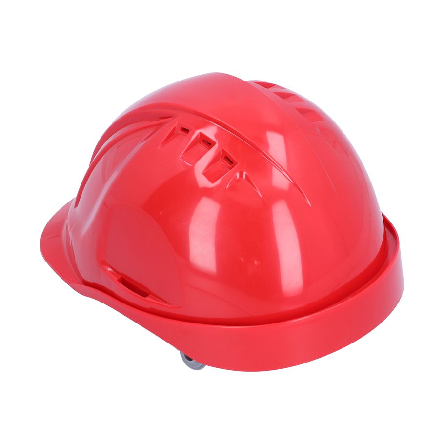Limeng La Red Breathable Hard Hat ABS Adjustable Anti-Smash Impact Resistant Helmet for Construction Sites