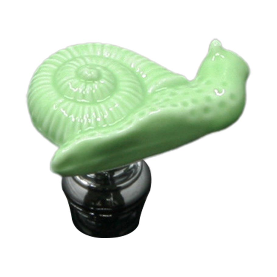 Drawer Handle Wear-resistant Snail Shape Ceramic Cabinet Handle