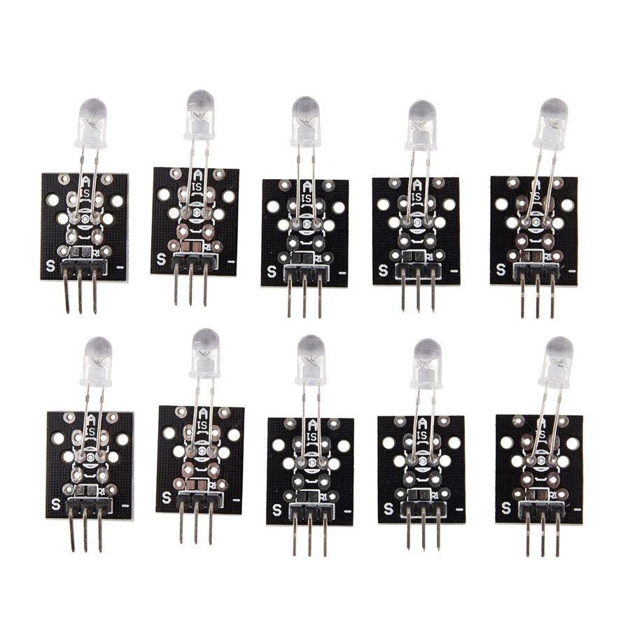 10Pcs KY-005 38KHz Infrared IR Transmitter Sensor Module For Arduino