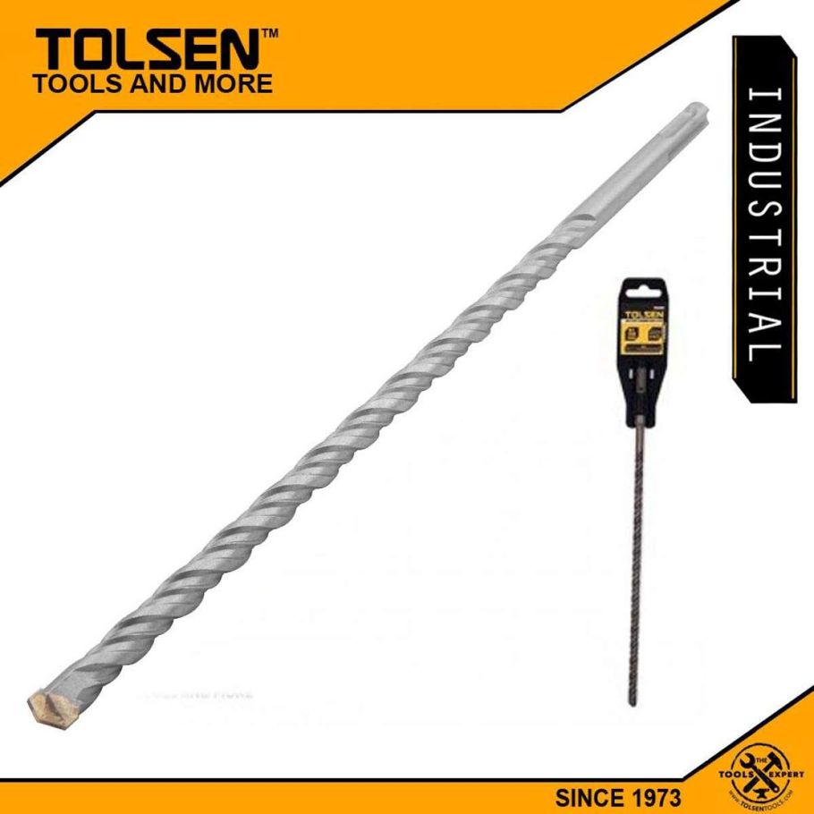 TOLSEN SDS Plus Hammer Drill Bits (16x310mm) Industrial Grade 75392