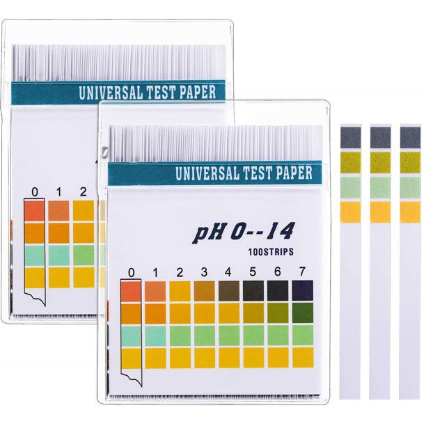 Universal pH Test Paper Strip (pH 0-14) 100 Acid Alkaline Testing Strips