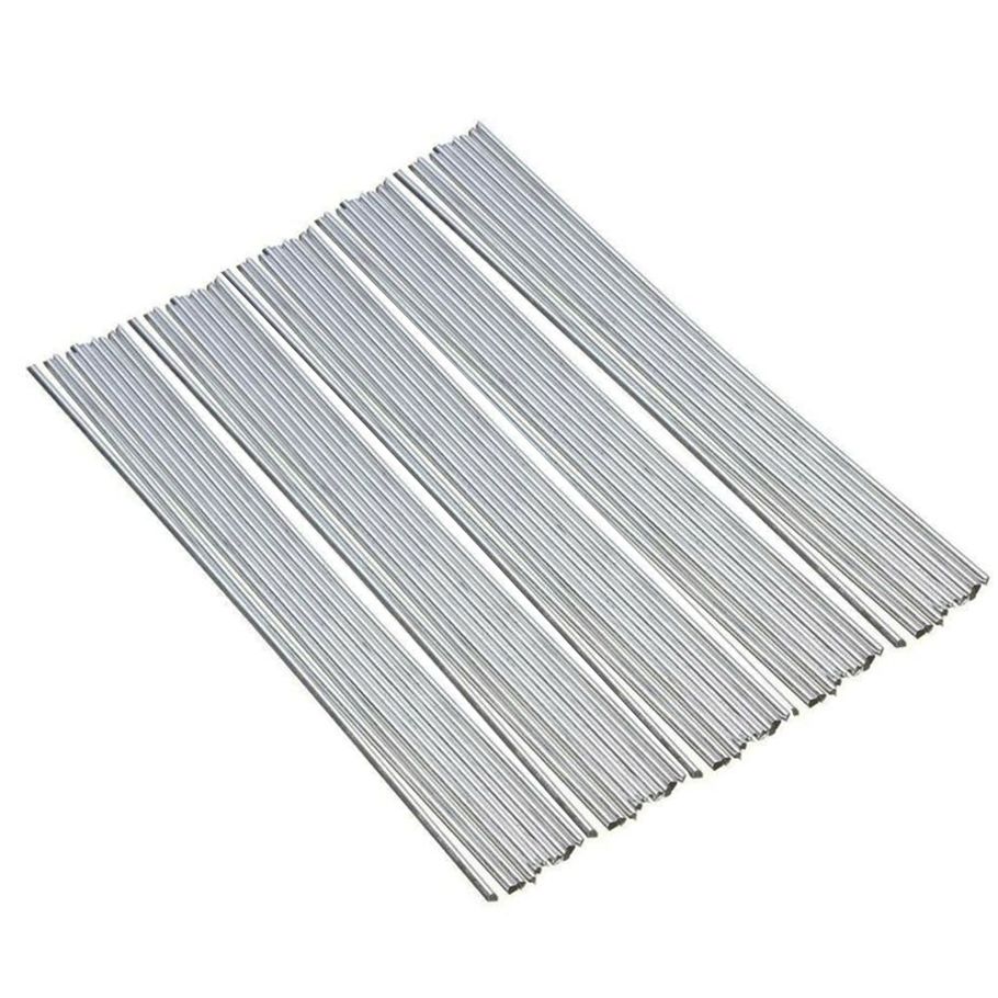 50Pcs Aluminum Welding Rods Solid Core No Flux Required Low Melting Point Corrosion Resistance