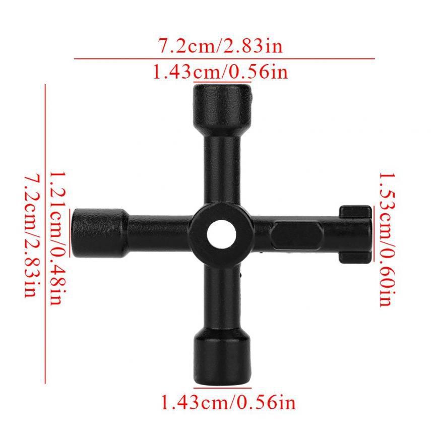 Cross Train Electrical Cabinet Elevator Key Alloy Triangle Square Convenient Kit