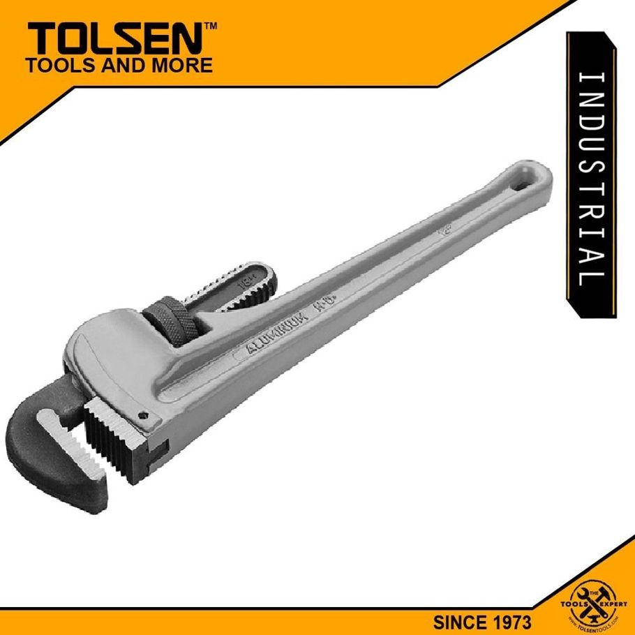 TOLSEN ALUMINUM PIPE WRENCH (INDRUSTRIAL) 350mm, 14'-10223