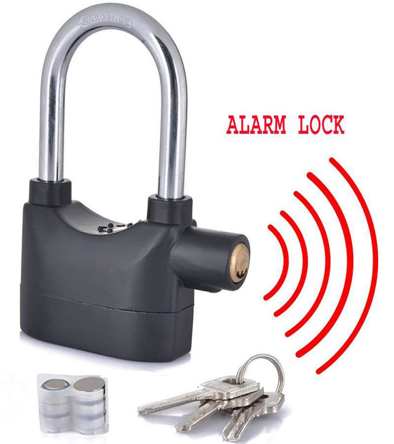 Waterproof Security Alarm Lock for bike, shop or House(Gedget Mela BD0