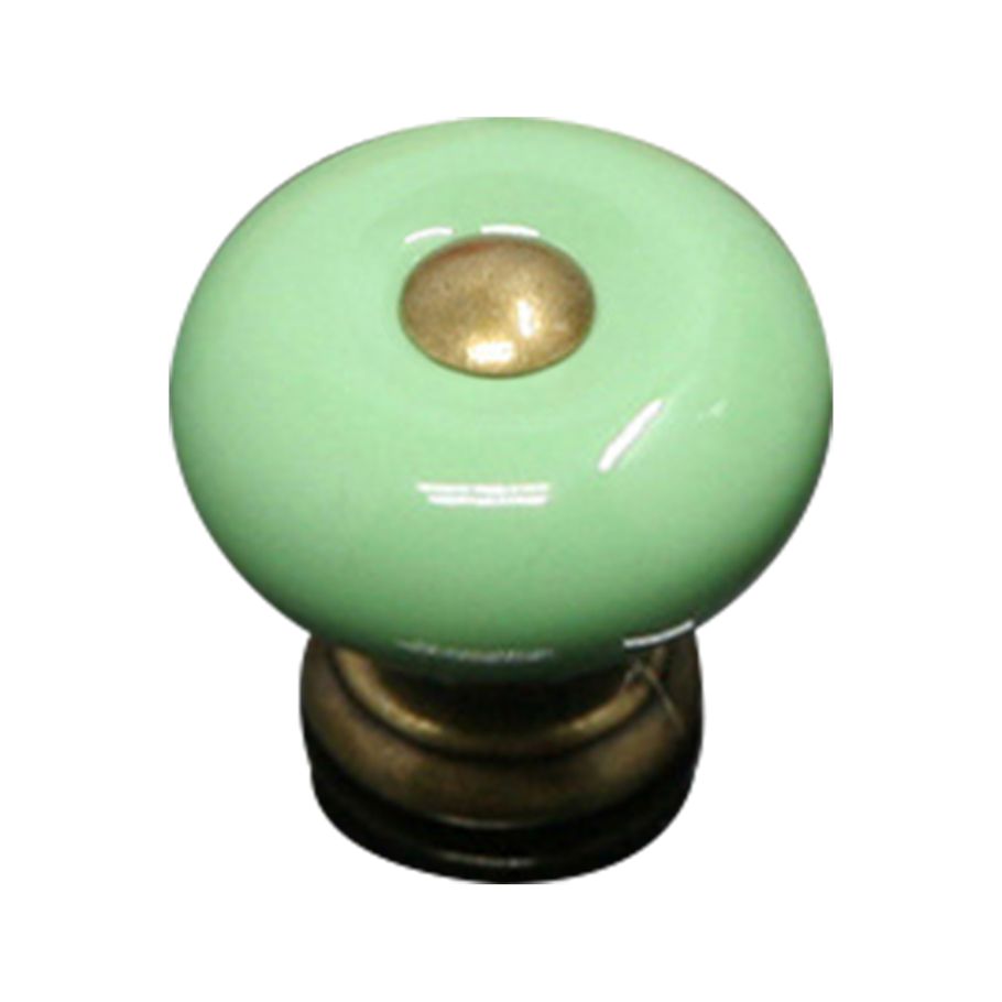 32mm 1991A Cabinet Knob Round Shape Punch Free Ceramic Exquisite Long Lasting Drawer Pull for Household