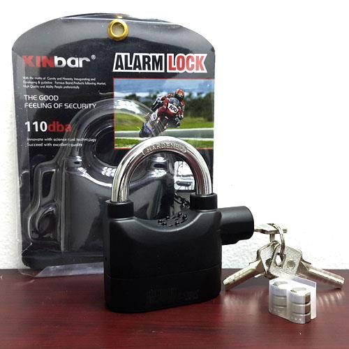 Waterproof Alarm Lock Security Siren Alarm Bicycle, Lock Padlock Safe Pad Lock