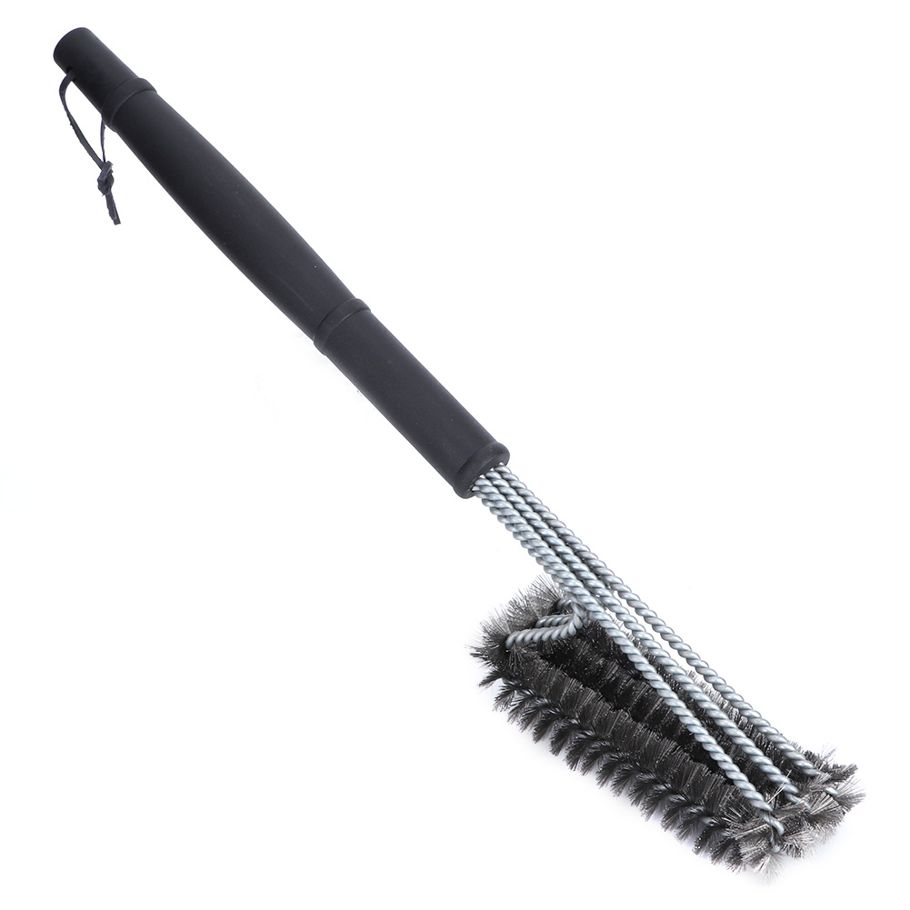 BBQ Grill Brush Barbecue Oven Stainless Steel Cleaning Accessory for Outdoor Picnic Camping