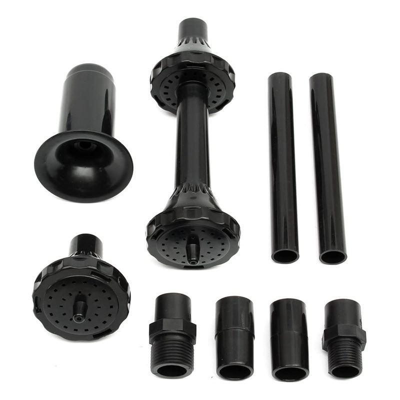 9Pcs Small Fountain Nozzle Kit Water Fountain Nozzle Heads for Pond Fountain Submersible Pump Pool