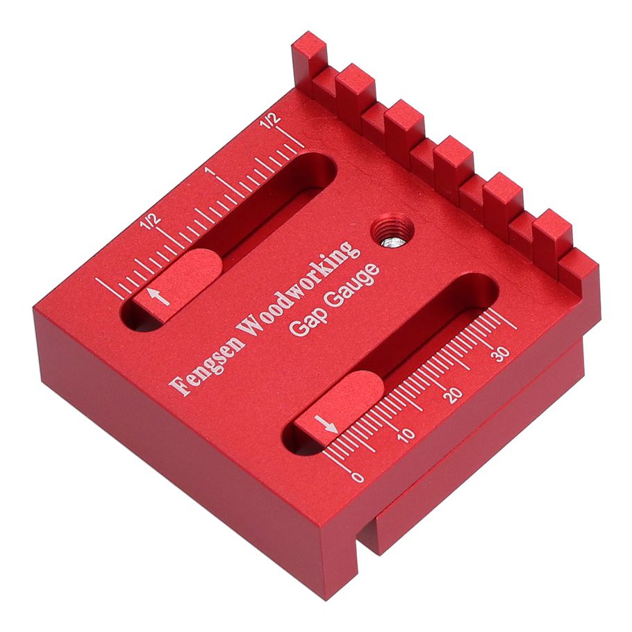 Buy Ying Depth Measuring Ruler Mini Gaps Gauge Aluminum Alloy Woodworking Regulator 4-27mm