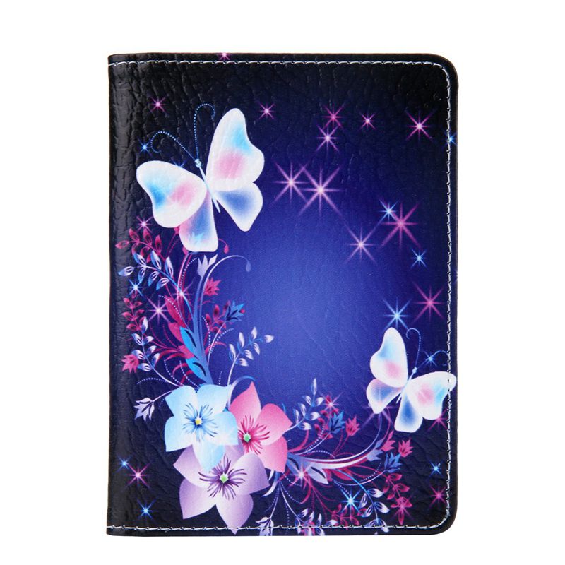 Suitable for iPad Air Protective Cover, Flip Cover with Card Slot Flip Bracket Leather Protective Shell Magic Butterfly