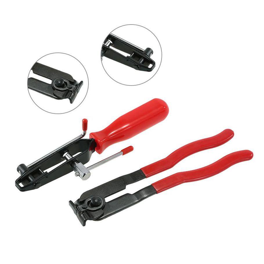 2 in 1 Auto CV Joint Ear Clamp Car Banding Tool Kit Set Boot Climp Pliers Boot Tie Pliers Automotive Hose Axle Plier