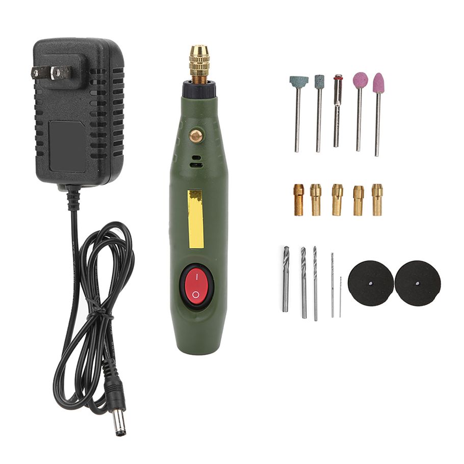 Mini Electric Drill Hollow Design Grinder Set for Carving