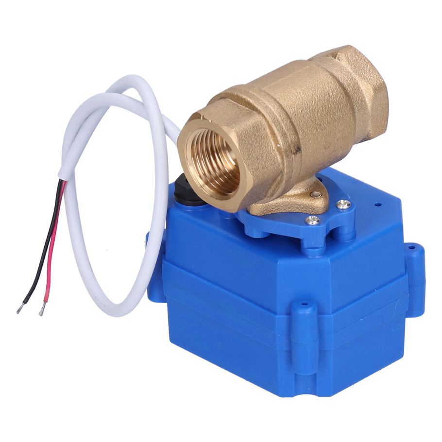 Buy Ying Motorized Ball Valve Brass Micro Electrical Straight Through 1/2in CWX-15N-CR04-DC9~24V-DN15