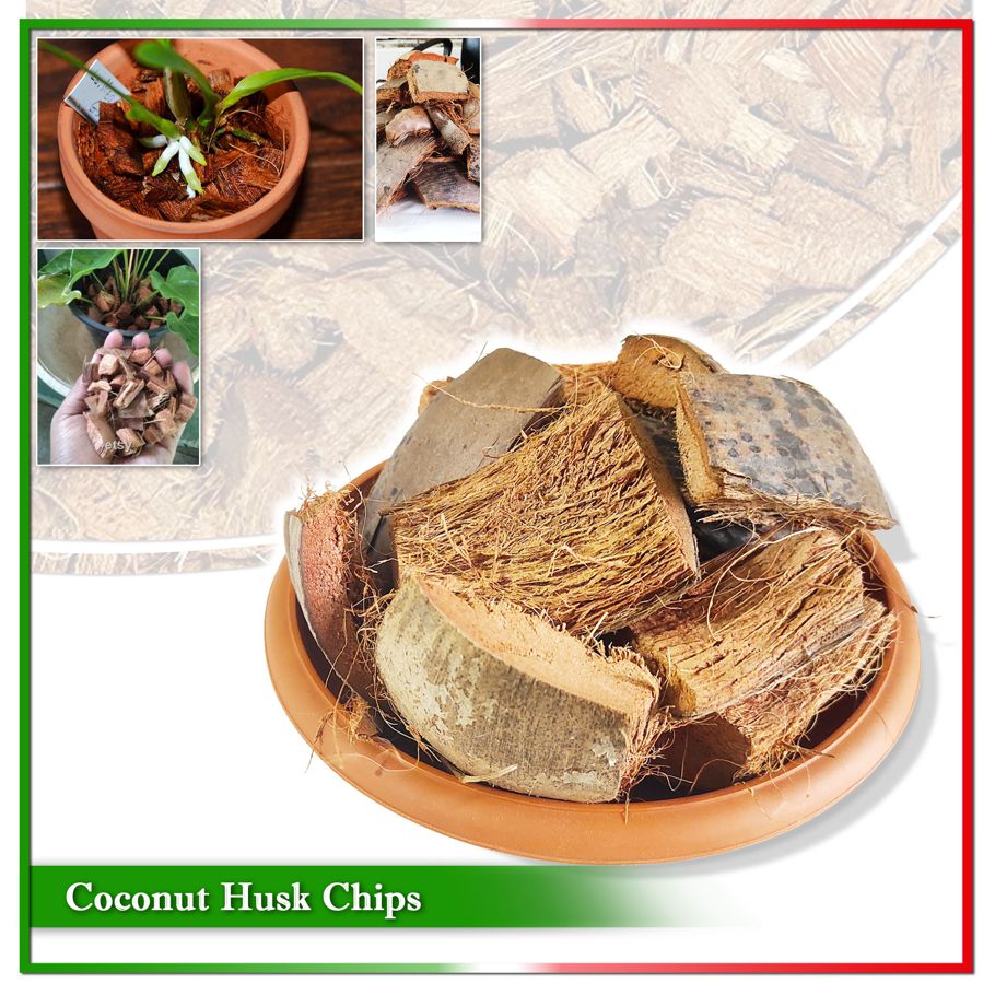 Natural Coconut Husk Chips  - 1 kg