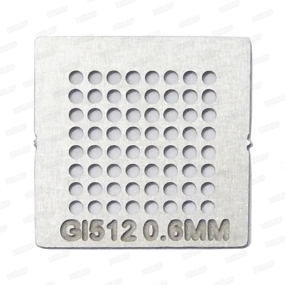 BGA Stencil Template GL512 GL256 GL064 GL032 BGA64 BGA64 Stencil Template 0.6MM