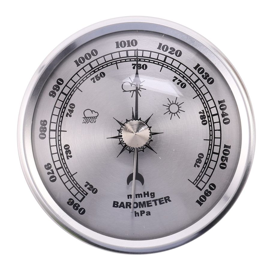 for Home Pressure Gauge Weather Station Metal Wall Hanging Barometer Atmospheric Multifunction Thermometer Hygrometer Portable