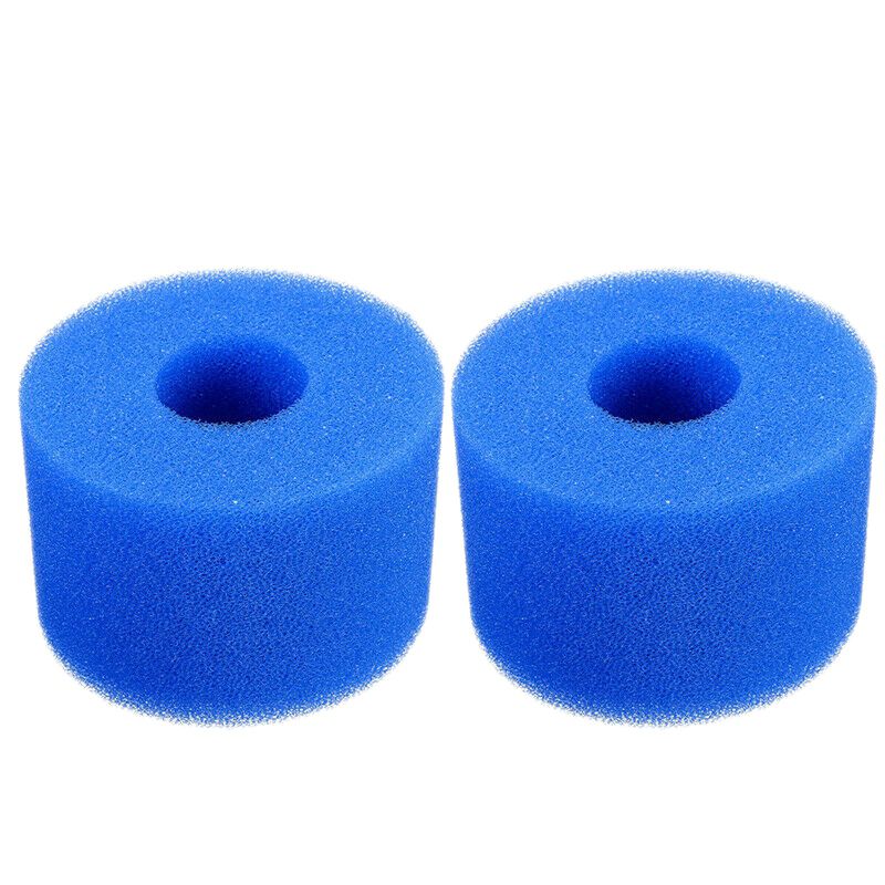 for Intex Pure Spa Reusable Washable Foam Hot Tub Filter Cartridge S1 Type - blue