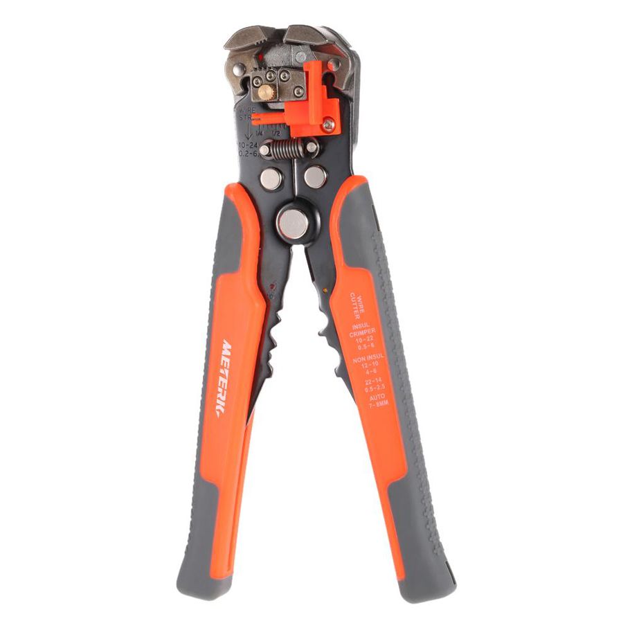 Meterk Multifunctional Automatic Adjustable Cable Wire Stripper Cutter Crimping Tool Peeling Pliers