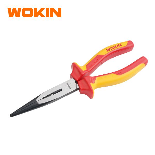 WOKIN INSULATED LONG NOSE PLIERS(PREMIUM LINE) 160mm, 6″-560526