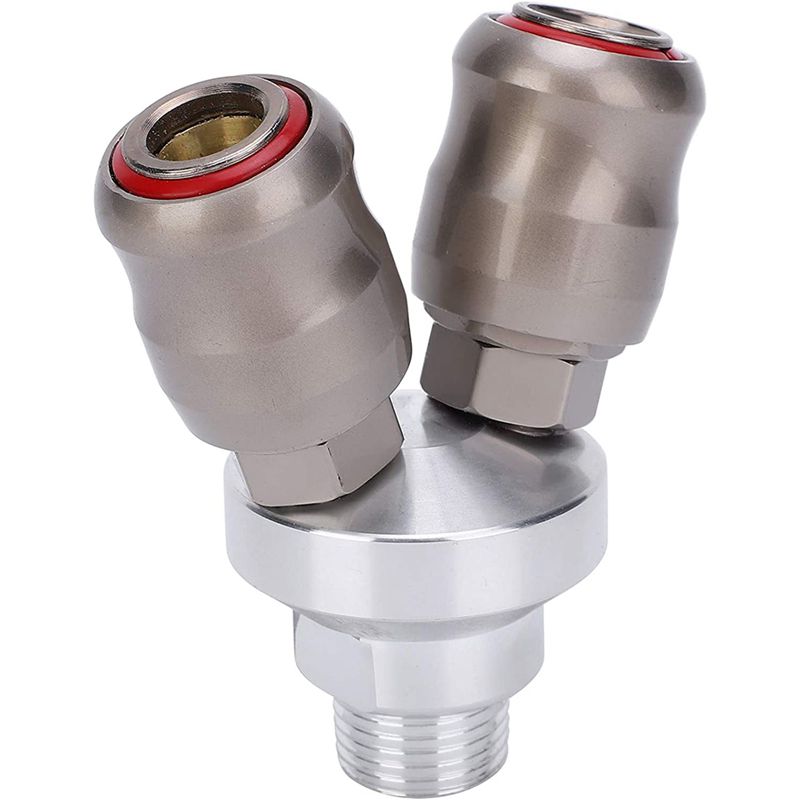Chrome-Plated High Pressure Resistance G1 / 2 Thread Quick Coupling for Air Compressors for Pneumatic Screwdrivers