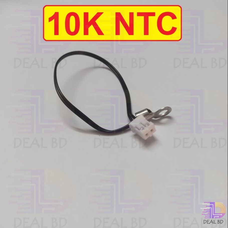 10K Surface Mounting Screw On Probe Assembly Ring Lug NTC 125mm Thermistor Temperature Sensor 103 16-14mm With Connector For IPS BMS General Purpose
